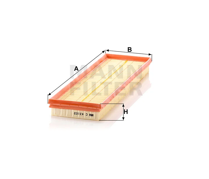 Mann-Filter - C 43 102 - Air filter element