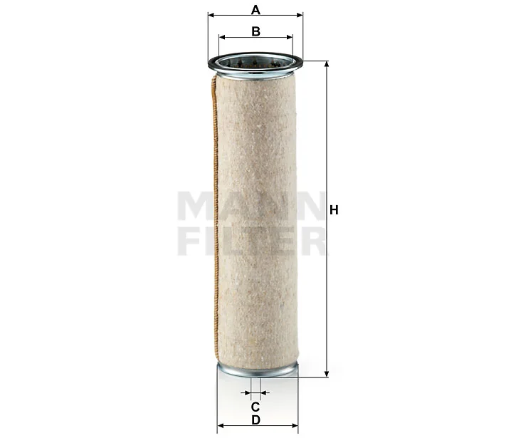 Mann-Filter - CF 1122 - Air filter element (secondary)