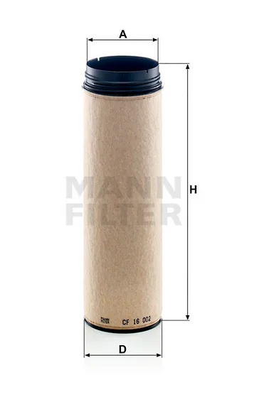 Mann-Filter - CF 16 002 - Air filter element (secondary)
