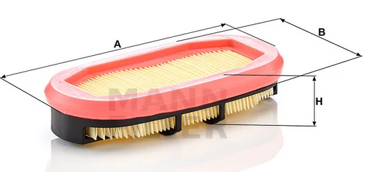 Mann-Filter - CF 1941 - Air filter element (secondary)