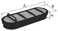 Mann-Filter - CF 30 100 - Air filter element (secondary)