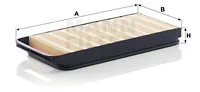 Mann-Filter - CF 45 001 - Air filter element (secondary iqoron-25)