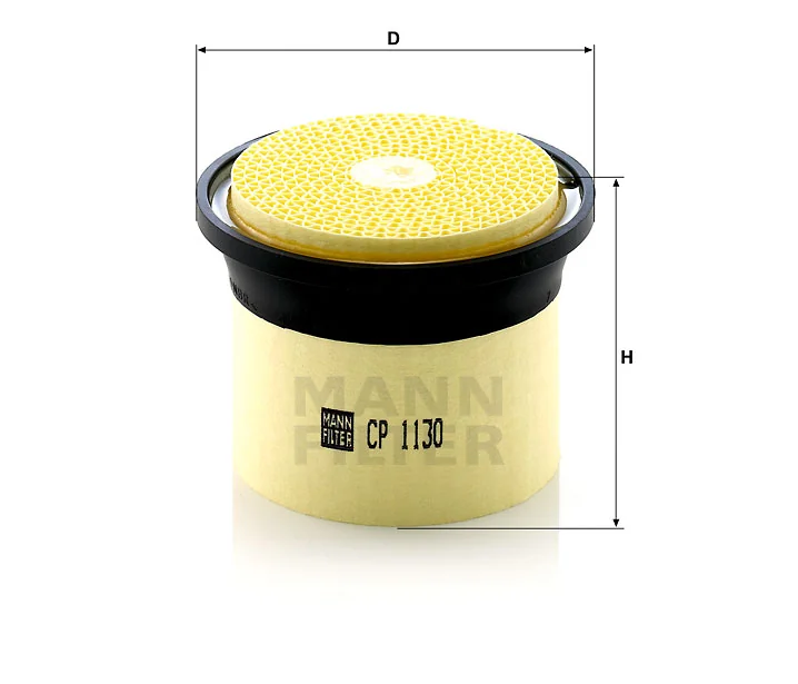 Mann-Filter - CP 1130 - Air filter element (compacplus)