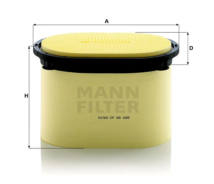 Mann-Filter - CP 26 295 - Air filter element (compacplus)