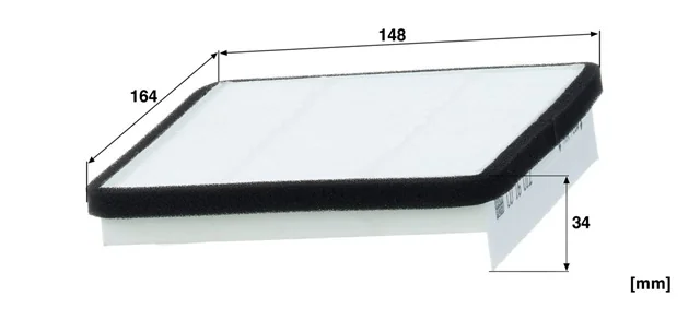 Mann-Filter - CU 16 012 - Cabin air filter element