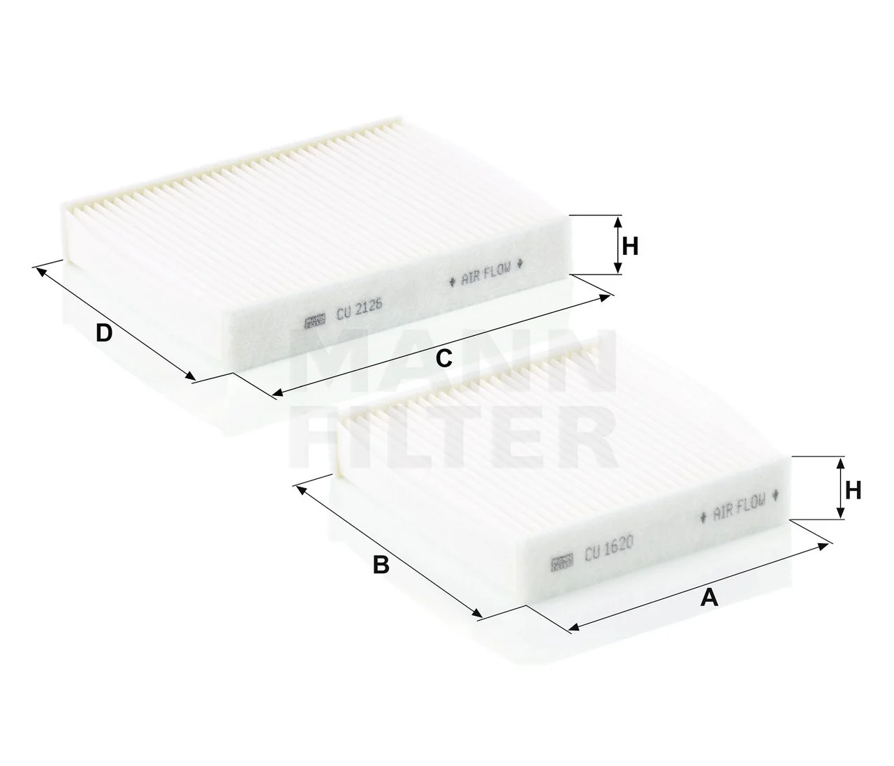 Mann-Filter - CU 21 000-2 - Cabin air filter element