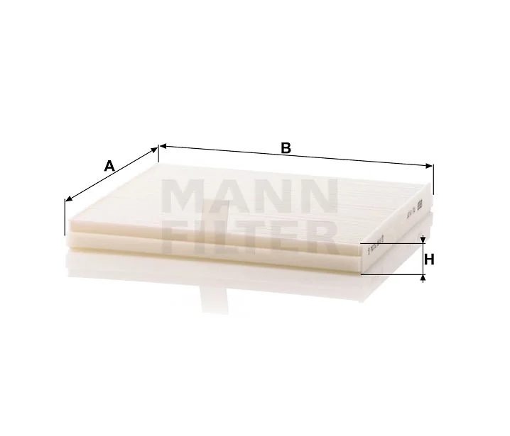 Mann-Filter - CU 2137 - Cabin air filter element