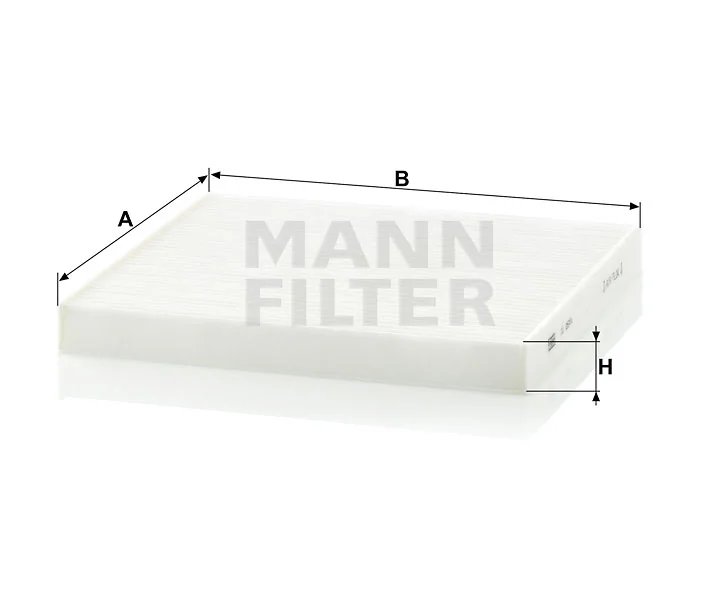 Mann-Filter - CU 2544 - Cabin air filter element