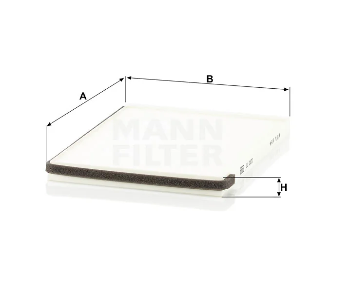 Mann-Filter - CU 2630 - Cabin air filter element