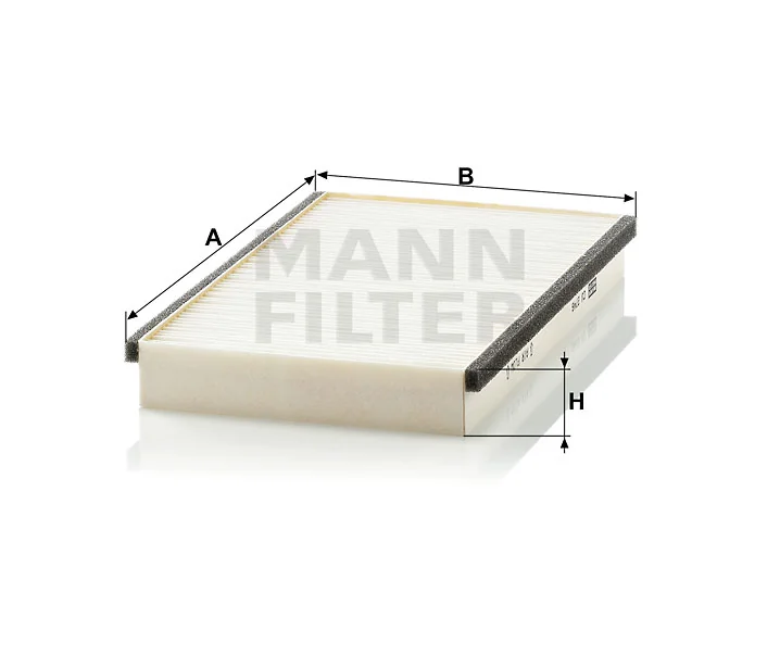 Mann-Filter - CU 2746 - Cabin air filter element