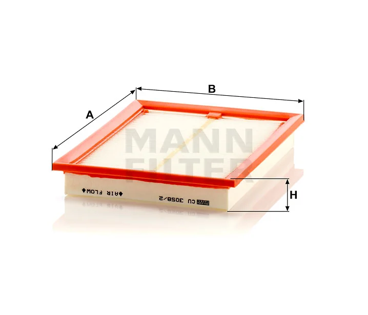 Mann-Filter - CU 3058/2 - Cabin air filter element