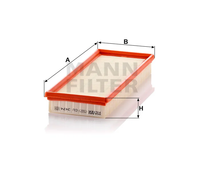 Mann-Filter - CU 3474 - Cabin air filter element
