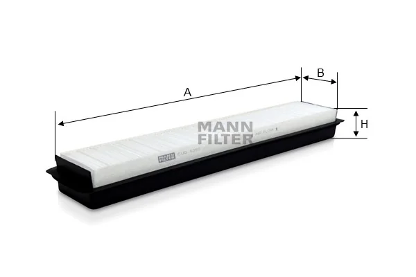 Mann-Filter - CUD 5250 - Cabin air filter element