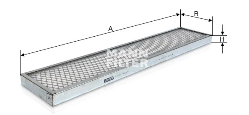 Mann-Filter - CUD 6035 - Cabin air filter element