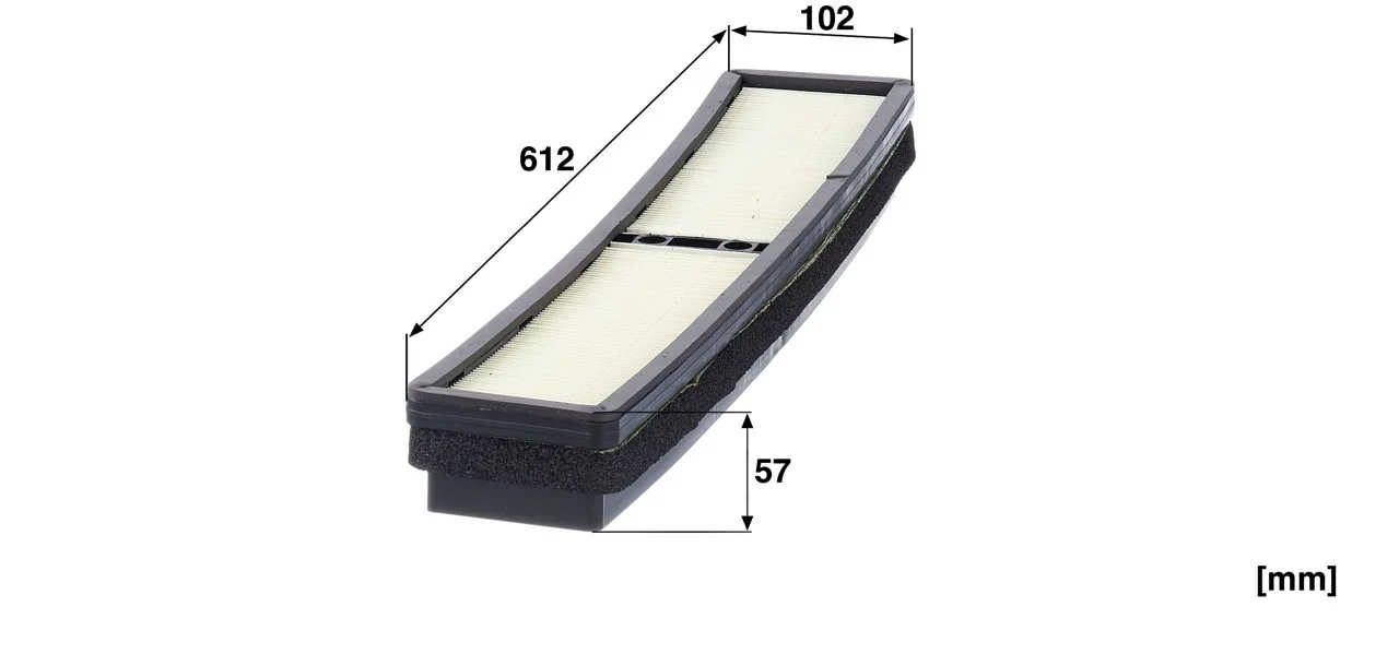 Mann-Filter - CUD 61 004 - Cabin air filter element