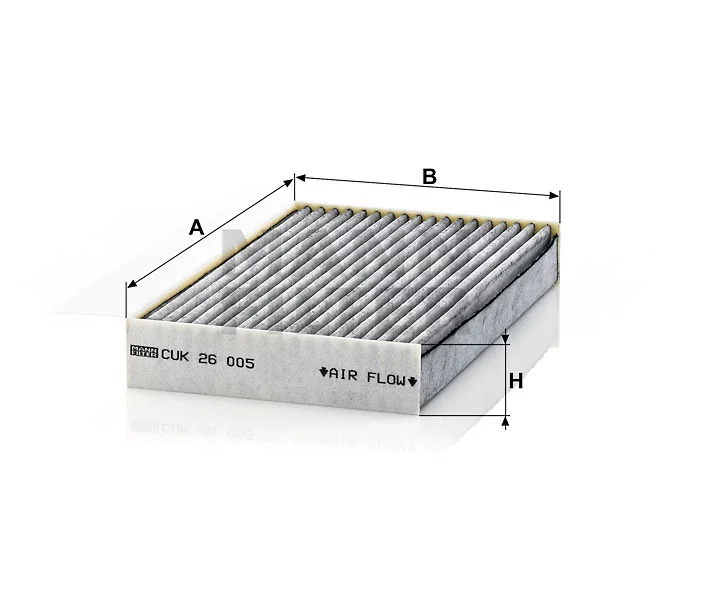 Mann-Filter - CUK 26 005 - Cabin air filter (activated carbon)