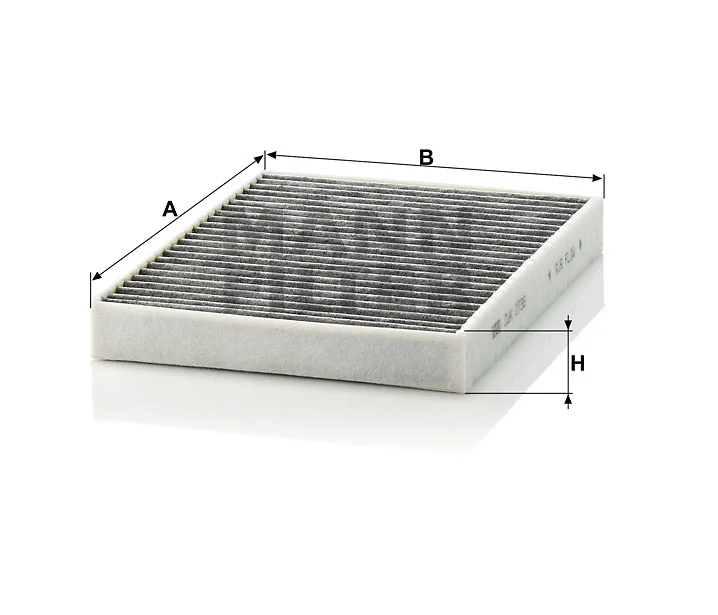 Mann-Filter - CUK 2736-2 - Cabin air filter (activated carbon)