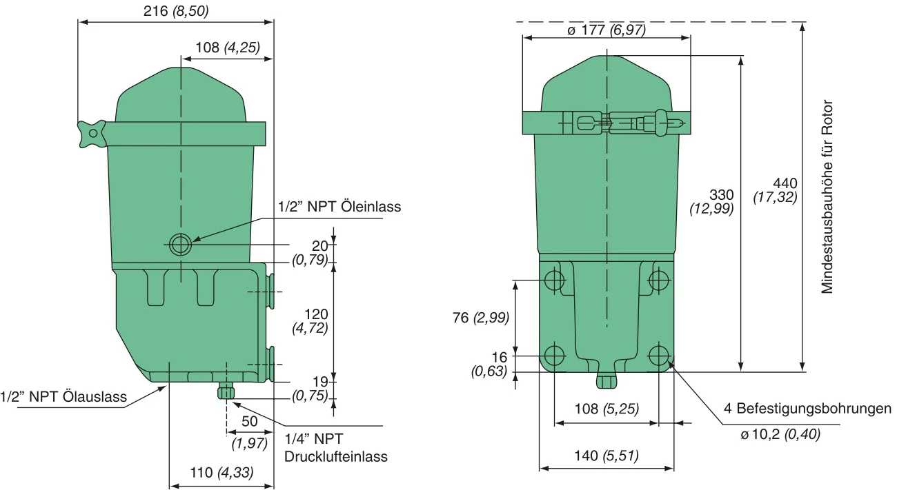 Mann-Filter - FM 090-LCB - Centrifuge (oil cleaner)