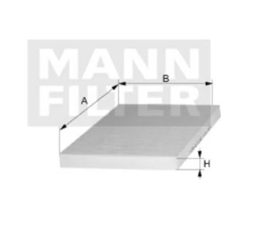 Mann-Filter - FP 2743 - Cabin air filter element (freciousplus)
