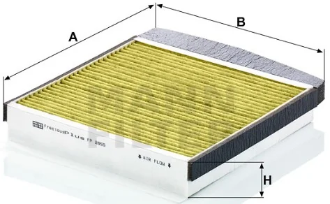 Mann-Filter - FP 2855 - Cabin air filter element (freciousplus)