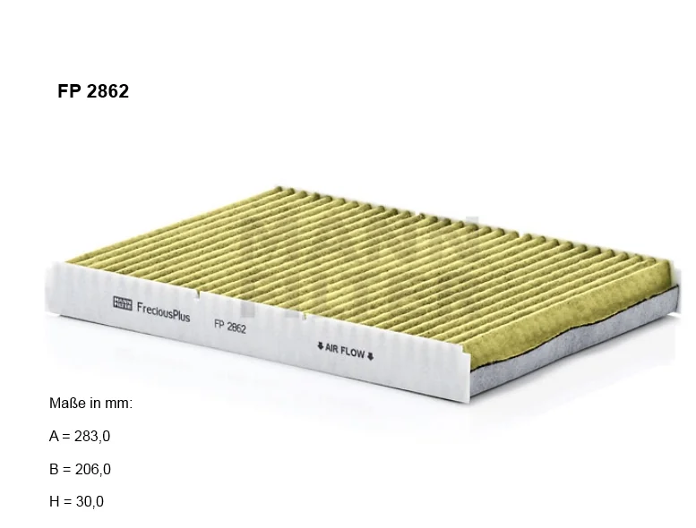 Mann-Filter - FP 2862 - Cabin air filter element (freciousplus)