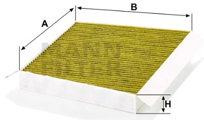 Mann-Filter - FP 3461/1 - Cabin air filter element (freciousplus)