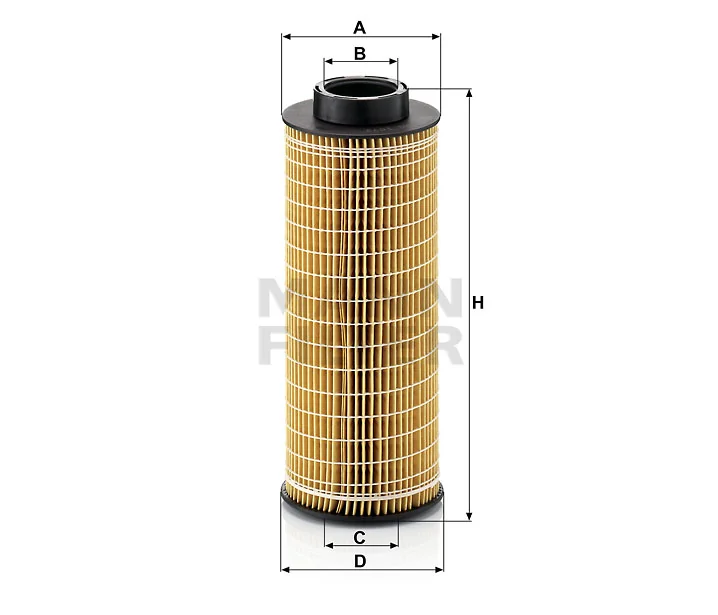 Mann-Filter - HU 1072 x - Oil filter element (metal-free)