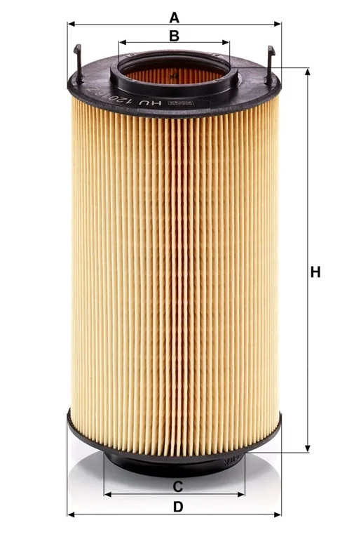 Mann-Filter - HU 12 016/1 z - Oil filter element
