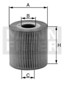 Mann-Filter - HU 6013 z - Oil filter element (metal-free)