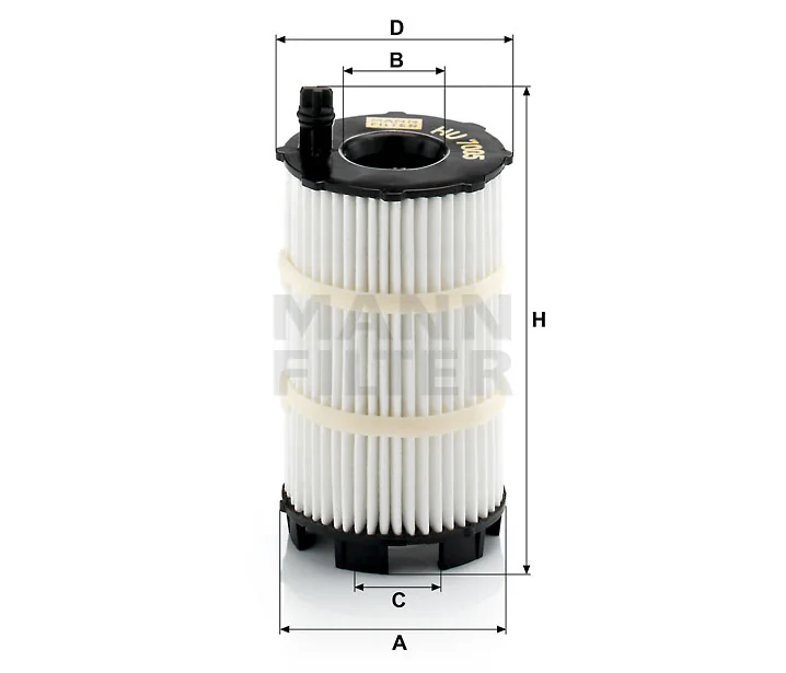 Mann-Filter - HU 7005 x - Oil filter element (metal-free)