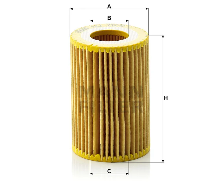Mann-Filter - HU 712/9 x - Liquid filter