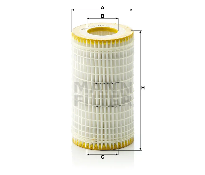 Mann-Filter - HU 718/5 x - Oil filter element (metal-free)