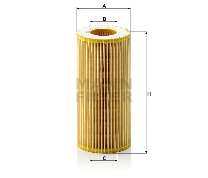 Mann-Filter - HU 721/2 x - Oil filter element (metal-free)