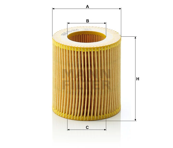Mann-Filter - HU 816 x - Oil filter element (metal-free)