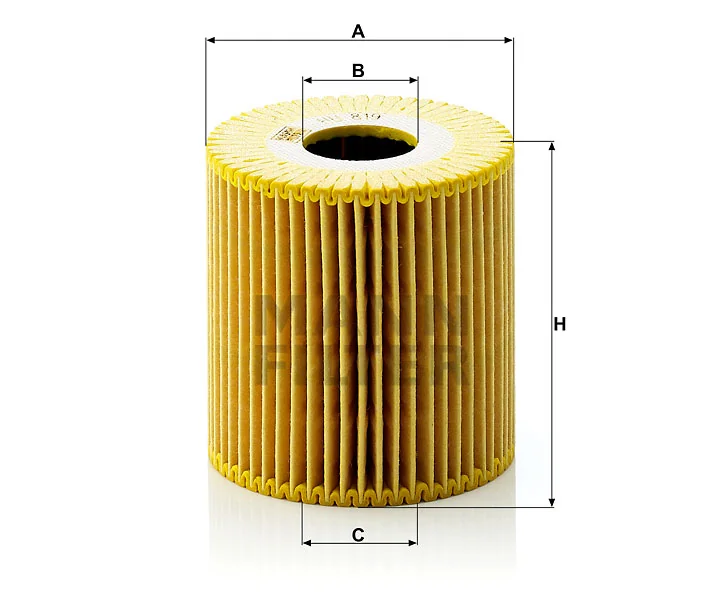 Mann-Filter - HU 819 x - Oil filter element (metal-free)