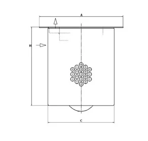 Mann-Filter - LE 63 002 x - Air/oil separator element (incl. gasket)