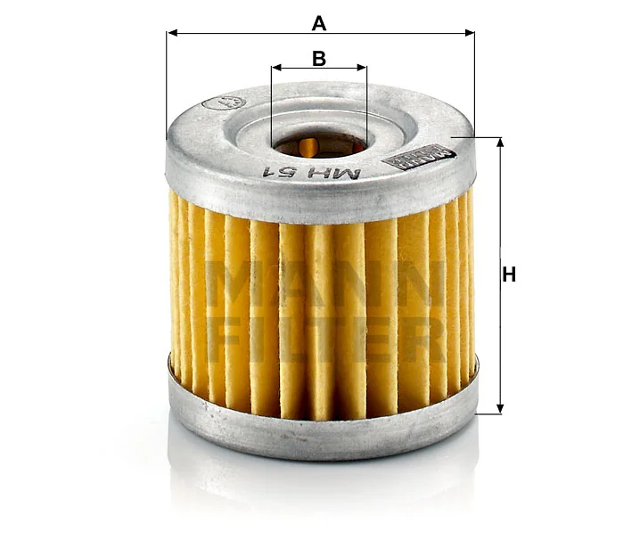 Mann-Filter - MH 51 - Oil filter element