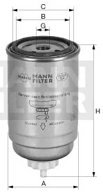Mann-Filter - PL 9100 - Fuel filter