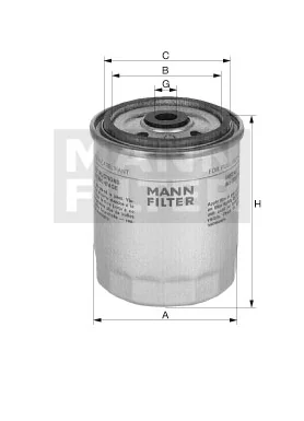 Mann-Filter - SP 3008-2 X - Fuel filter (service kit)