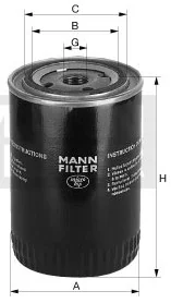 Mann-Filter - W 1019 - Oil filter