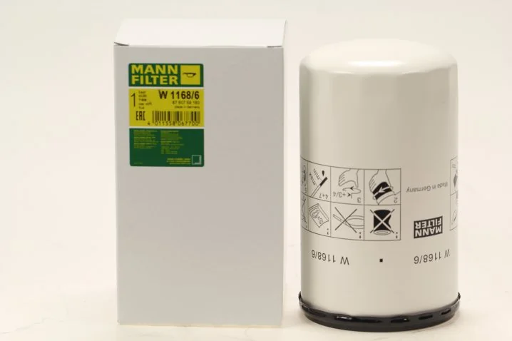 Mann-Filter - W 1168/6 - Oil filter (spin-on)