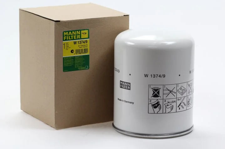 Mann-Filter - W 1374/9 - Oil filter (spin-on)