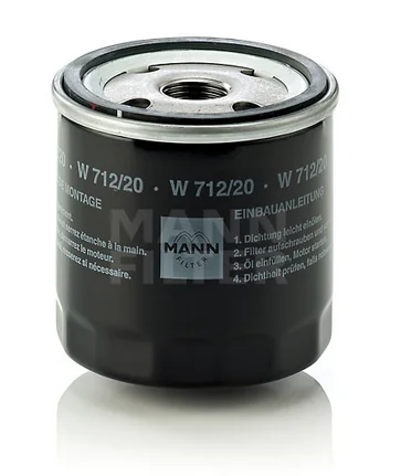 Mann-Filter - W 712/20 - Oil filter (spin-on)