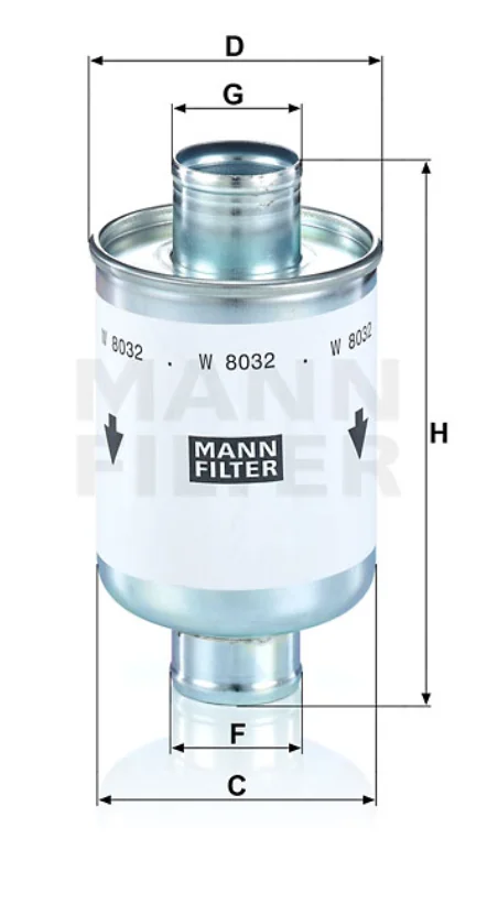 Mann-Filter - W 8032 - Oil filter