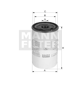 Mann-Filter - W 935/2 - Oil filter