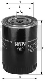 Mann-Filter - W 940/15 n - Oil filter spin-on