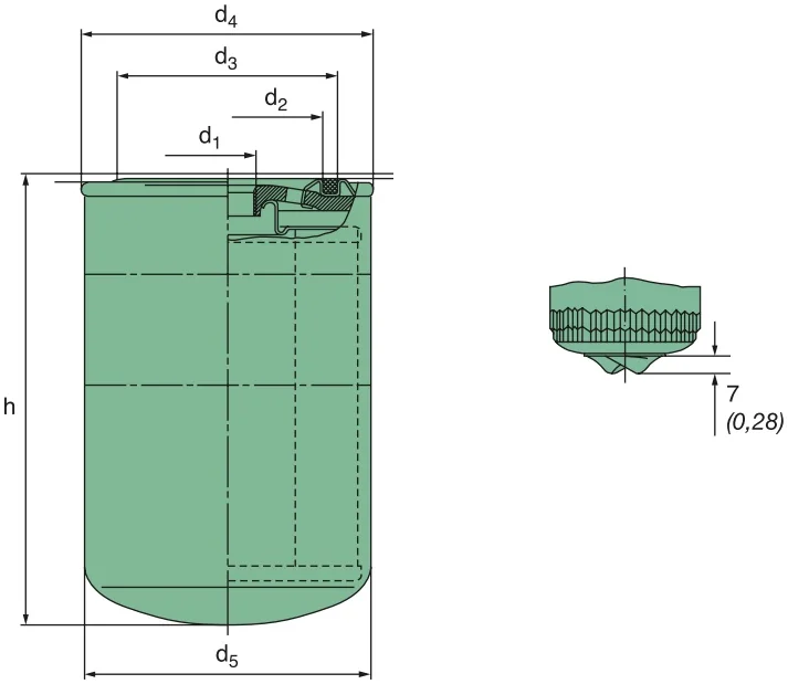 Mann-Filter - W 962/2 - Oil filter spin-on
