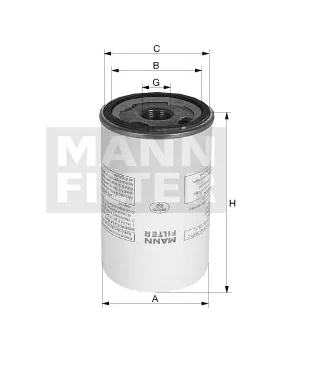 Mann-Filter - WD 12 002 - Oil filter