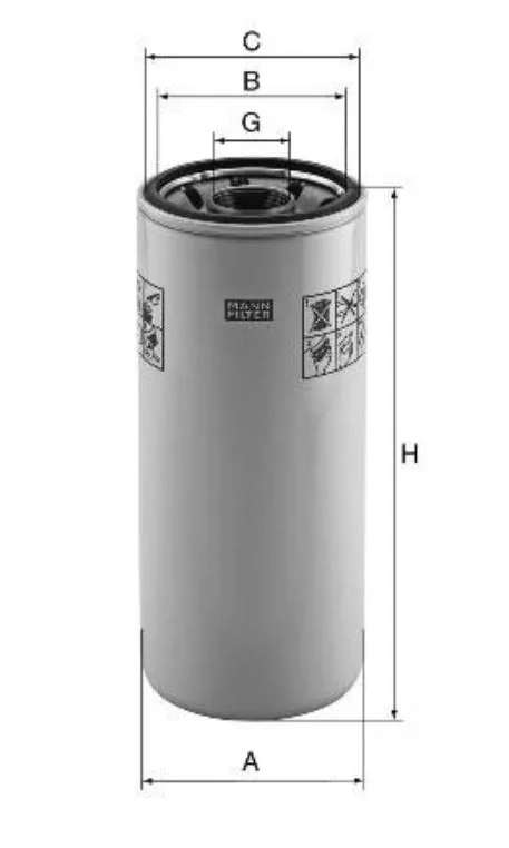 Mann-Filter - WD 13 145/24 - Hydraulic filter spin-on
