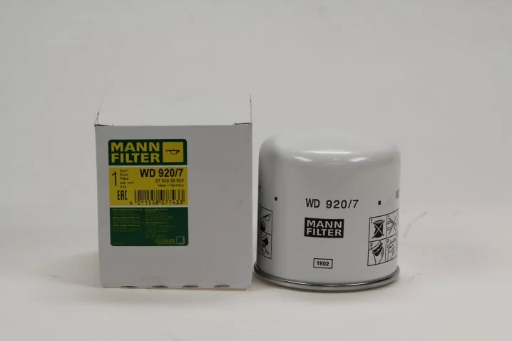 Mann-Filter - WD 920/7 - Oil filter (spin-on)